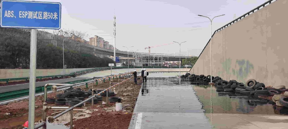 武汉市蔡甸区全力二路自动延时喷水装置