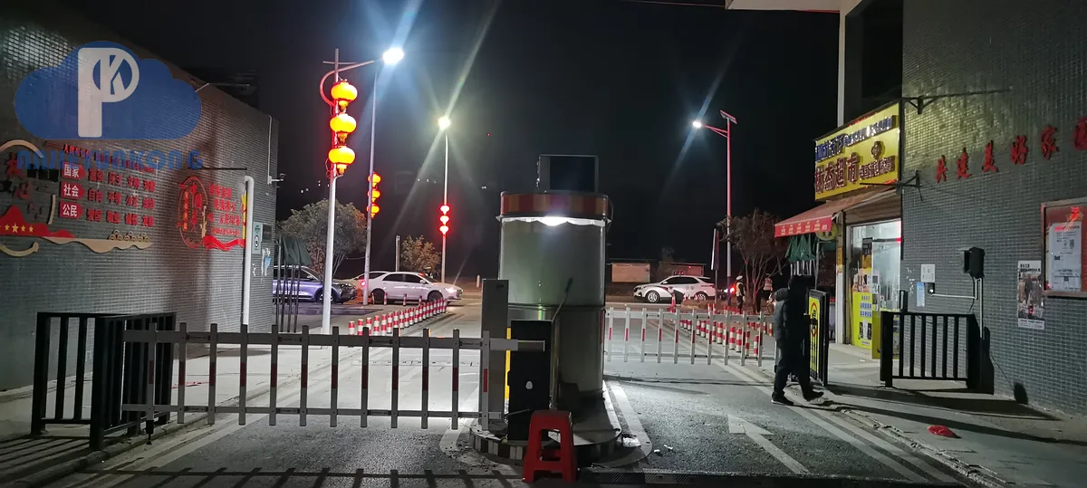 武汉停车场标识系统 武汉小区改造现场（湖北安捷云控）